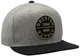 Brixton Herren Oath Iii Snapback-Hut mit mittlerem Profil, verstellbar - Grau - Einheitsgröße