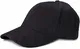 styleBREAKER klassisches 6 Panel Cap mit gebürsteter Oberfläche, Baseball Cap, verstellbar, Unisex 04023018, Schwarz, Einheitsgröße