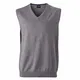 Klassischer Herren Baumwoll-Pullunder M,grey-heather