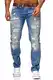 Redbridge by Cipo & Baxx Herren Jeans Hose RB-157 9740, Größe 32W / 32L, Farbe Blau