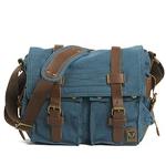 Eysee Schultertasche Herren Canvas Umhängertasche Grün