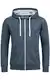 Banqert Herren Hoody, Faire Löhne, Purified Cotton, Männer Hoodie-s Kapuzenjacke-n Kapuzen-Sweater mit Reissverschluss Men, Dunkelblau blau M Medium