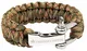 The Friendly Swede Paracord Survival-Armband mit Edelstahlverschluss - ideales Zubehör für Ihre Überlebensausrüstung (Armee-Grün Camouflage - Medium, Für Handgelenksumfang 18 cm - 20 cm)