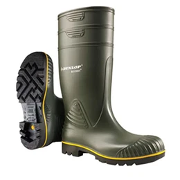 Dunlop B440631 ACIFORT KNIE GROEN 43, Unisex-Erwachsene Langschaft Gummistiefel, Grün (Grün(Groen) 08), 43 EU