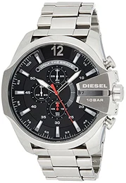 Herren Chronograph Quarz Uhr mit Edelstahl Armband DZ4308