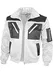 Qualitex - Pilotenjacke 4 in 1, Weiß/Grau , M