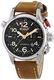 Ingersoll Herren-Armbanduhr XL Lawrence Chronograph Automatik Leder IN3218BK