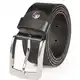 LINDENMANN Gürtel Herren Vollledergürtel aus Büffelleder, 40 mm breit, kürzbar, Gürtel, Ledergürtel, Jeans-Gürtel, XL, schwarz, Größe/Size:95