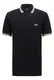 BOSS Herren Paddy Poloshirt aus Baumwoll-Piqué mit Streifen an Kragen und Ärmelbündchen