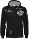 Geographical Norway Herren Hoodie Jacke Faero, Schwarz, M