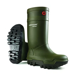 Dunlop Protective Footwear Unisex Dunlop Purofort Thermo+ Fuld sikkerhed Gummistiefel, Grün, 39/40 EU