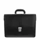 Bag Street Aktentasche Herren schwarz Kunstleder-Aktentasche Aktenkoffer Bürotasche, ohne, Schwarz
