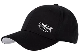 Flexfit Cap Wooly Combed Schwarz mit Stick, Größe S/M (56 cm - 58 cm), Basecap für Damen und Herren