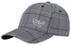 2Stoned Flexfit Glen Check in Schwarz/Weiss mit Stick, Größe S/M (55 cm - 58 cm), Basecap für Damen und Herren
