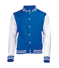 Varsity Unisex-Jacke, Blau Medium