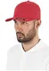 Flexfit 5 Panel Baseball Cap - Unisex Mütze, Kappe für Herren und Damen, einfarbige Basecap, rundum geschlossen - Farbe red, Größe S/M