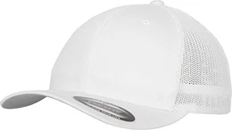 Mesh Trucker Kappe, weiß (White), S/M