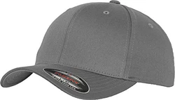 Flexfit Unisex Wooly Combed Baseballkappe grau