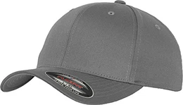 Unisex Wooly Combed Baseballkappe, grey, Youth