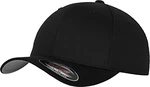 Flexfit Unisex Wooly Combed Baseballkappe schwarz