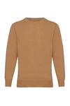 Lona Scott Herrenpullover Rundhalsausschnitt Beige