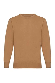 Lona Scott Herrenpullover Rundhalsausschnitt Beige