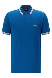 Herren Paddy Poloshirt aus Baumwoll-Piqué mit Streifen an Kragen und Ärmelbündchen