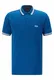 BOSS Herren Paddy Poloshirt aus Baumwoll-Piqué mit Streifen an Kragen und Ärmelbündchen