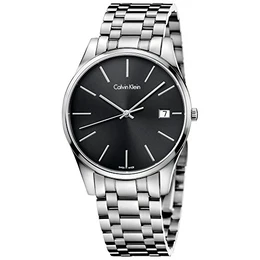 Herren Analog Quarz Smart Watch Armbanduhr mit Edelstahl Armband K4N21141