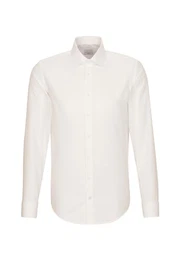 Herren Business Hemd Tailored Fit – Bügelfreies, schmales Hemd mit Kent-Kragen – Langarm – 100% Baumwolle