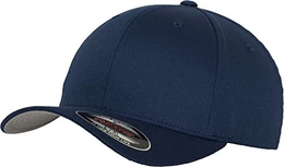 Unisex Wooly Combed Baseballkappe, navy, S/M