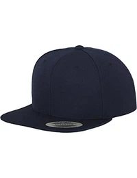 Classic Snapback Cap, Mütze Unisex Kappe für Damen und Herren, One Size, Farbe navy