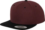 Yupoong Flexfit Unisex Kappe Classic Snapback 2-Tone maroon/schwarz