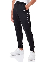 Herren Træningsbukser Active Hose, Schwarz/Weiß, L EU