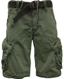 Cargo Shorts Take off 3 in schwarz, oliv, charcoal, cement oder gold, Farbe:Oliv;Größe:W34