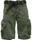 JET LAG Cargo Shorts Take off 3 in schwarz, oliv, charcoal, cement oder gold, Farbe:Oliv;Größe:W34