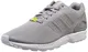 adidas Unisex-Erwachsene ZX Flux Low-Top Sneakers,Grau (Aluminum/Running White),42 EU