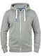 !Solid BennZip Herren Sweatjacke Kapuzenjacke Hoodie Mit Kapuze Reißverschluss Und Fleece-Innenseite, Größe:M, Farbe:Light Grey Melange (8242)