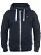 !Solid BennZip Herren Sweatjacke Kapuzenjacke Hoodie mit Kapuze und Reißverschluss, Größe:S, Farbe:Insignia Blue (1991)