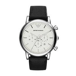 Herren-Chronograph, Edelstahluhr, 46 mm Gehäusegröße