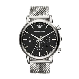 Herren Chronograph Quarz Uhr mit Edelstahl Armband AR1808