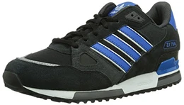 Originals ZX 750 M18260 Unisex - Erwachsene Laufschuhe, Schwarz (Black 1 / Bluebird / Running White Ftw), 43 1/3