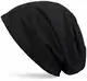 styleBREAKER Klassische Slouch Beanie Mütze, leicht, Unisex 04024018, Farbe:Schwarz