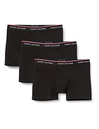 Herren 3er Pack Boxershorts Trunks Unterwäsche, Schwarz (Black), M