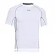Under Armour UA HeatGear Short Sleeve, kurzärmliges Funktionsshirt, atmungsaktives Kurzarmshirt für Männer Herren, White / Graphite , M