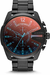 Herren Chronograph Quarz Uhr mit Edelstahl Armband DZ4318