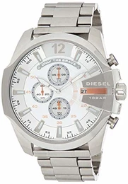 Herren Mega Chief Chronograph, 59 mm Gehäusegröße, Edelstahluhr