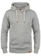 !Solid TripHood Herren Kapuzenpullover Hoodie Pullover Mit Kapuze Und Fleece-Innenseite, Größe:M, Farbe:Light Grey Melange (8242)