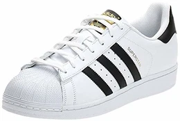 Herren Superstar C77124 Sneaker, White Footwear White Core Black Footwear White, 43 1/3 EU