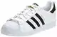 adidas Herren Superstar C77124 Sneaker, White Footwear White Core Black Footwear White, 43 1/3 EU